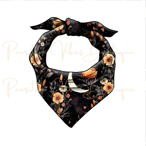 Fall Moon Flower Bandana