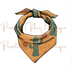 Boho Cactus Bandana