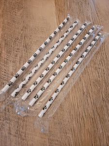 Pawprint Straws