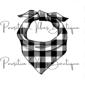 White Buffalo Plaid Bandana