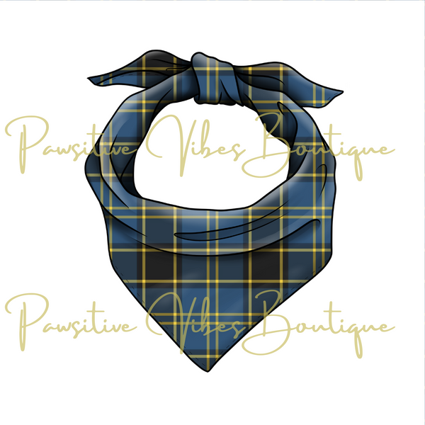 Cadet Plaid Bandana