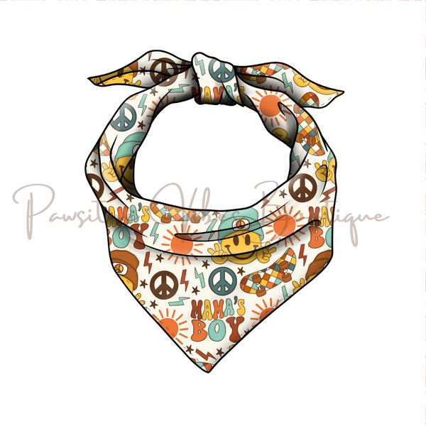 Mama's Boy Groovy Bandana