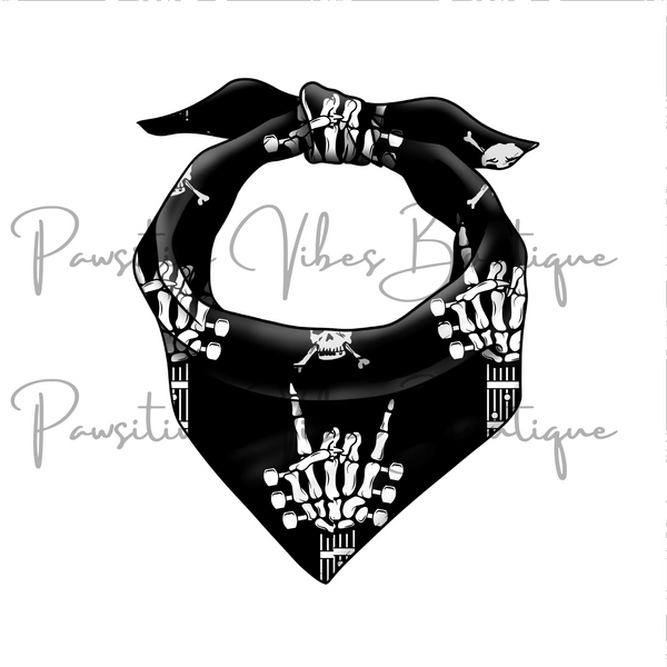 Skelly Rock Bandana