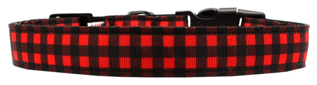 Buffalo Plaid Nylon Collar